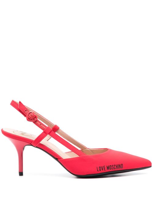 Scarpa donna con tacco rossa LOVE MOSCHINO | JA10627G1MIMX500